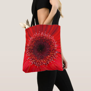 Bolso De Tela Red Gerbera