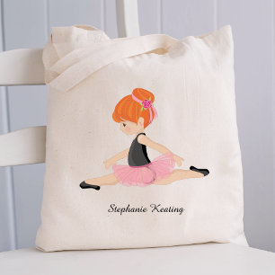 Bolso De Tela Red Hair Ballerina Personalizada