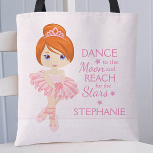 Bolso De Tela Red Hair Ballerina Personalizada