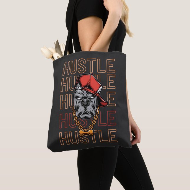 Bolso De Tela  Red Hat Mad Dog Hustle  (Detalle)
