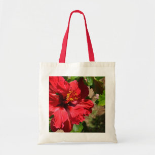 Bolso De Tela Red Hibiscus Bag