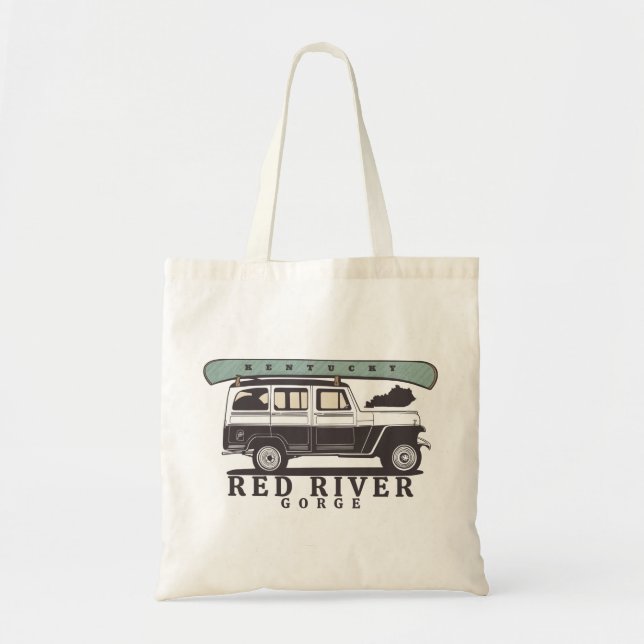 Bolso De Tela Red River Gorge Kentucky (Frente)