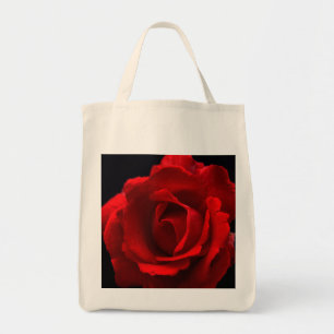 Bolso De Tela Red Rose