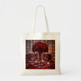 Bolso De Tela Red Rose Aesthetic Valentine Romantic Tote Bag
