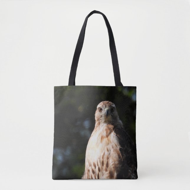 Bolso De Tela Red Tail Hawk Stare (Anverso)