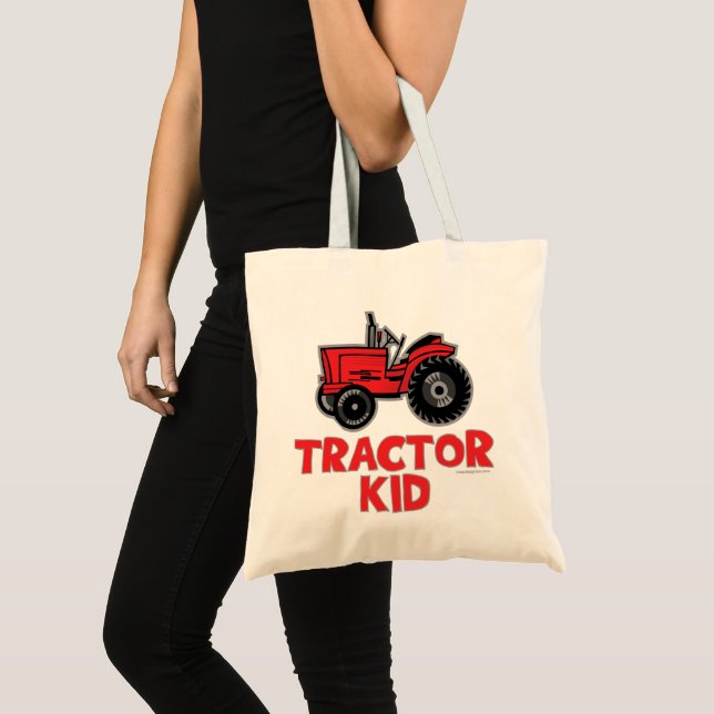 Bolso De Tela Red Tractor Kid (Anverso (producto))