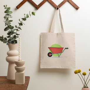 Bolso De Tela Red Wheelbarrow