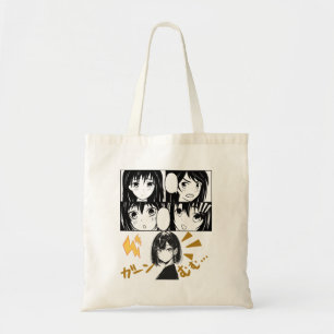 Bolso De Tela Redes de anime emocional. Sin BG