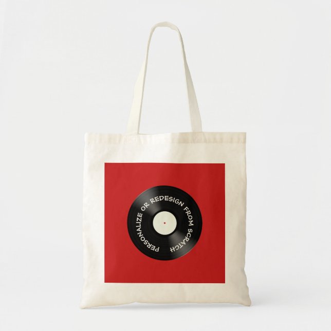 Bolso De Tela Rediseñar desde Scratch o Personalizar - (Frente)