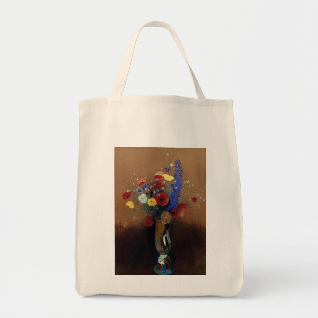 Bolso De Tela Redon: Flores salvajes, C1912 (Frente)