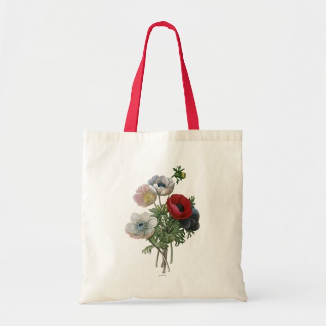 Bolso De Tela Redoute: Anémona, 1833 (Frente)