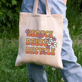Bolso De Tela Reduce, Reuse, Recycle | Positive Social massage
