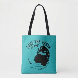 Bolso De Tela Reducir el reciclaje de reutilización salvar la ti