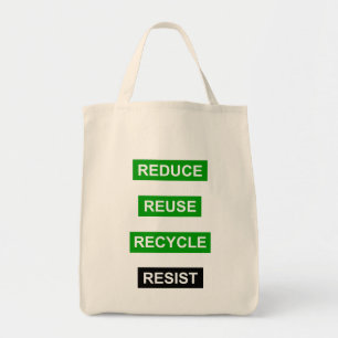 Bolso De Tela Reduzca la reutilización reciclan resisten el tot
