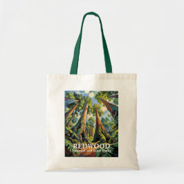Bolso De Tela Redwoods National Park California Van Gogh Custom