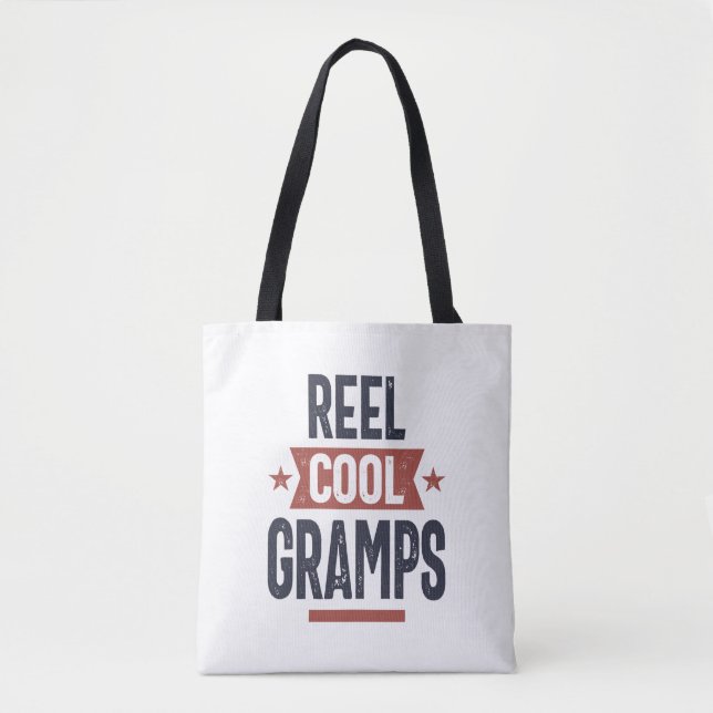 Bolso De Tela Reel Guay Gramps | Regalo del abuelo del padre (Anverso)