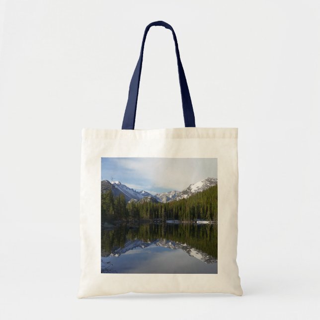 Bolso De Tela Reflejo del lago Bear II (Frente)