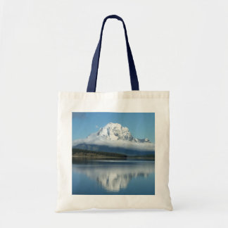 Bolso De Tela Reflejo del Monte Moran en Grand Teton