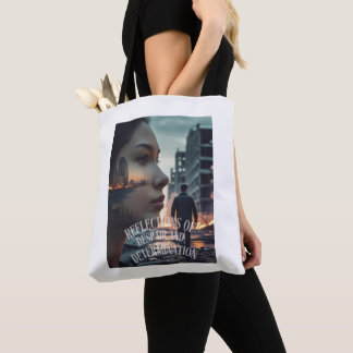 Bolso De Tela Reflejos de desesperación y determinación