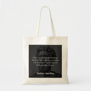 Bolso De Tela Reflexión matutina de Marco Aurelio