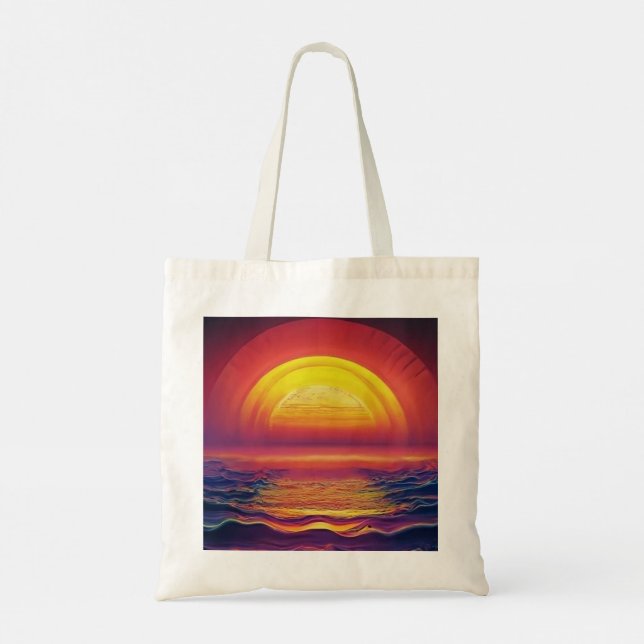 Bolso De Tela Reflexión solar Tote Bag (Reverso)