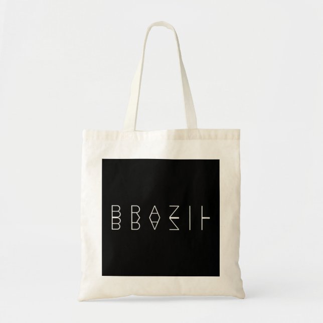 Bolso De Tela Reflexiones de Brasil - Recuerdo brasileño de arte (Frente)