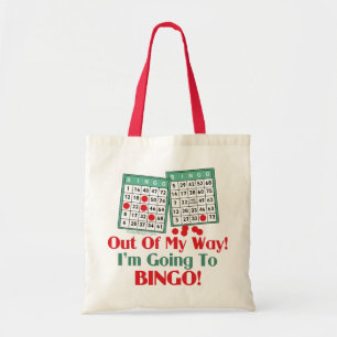 Bolso De Tela Refrán divertido del bingo