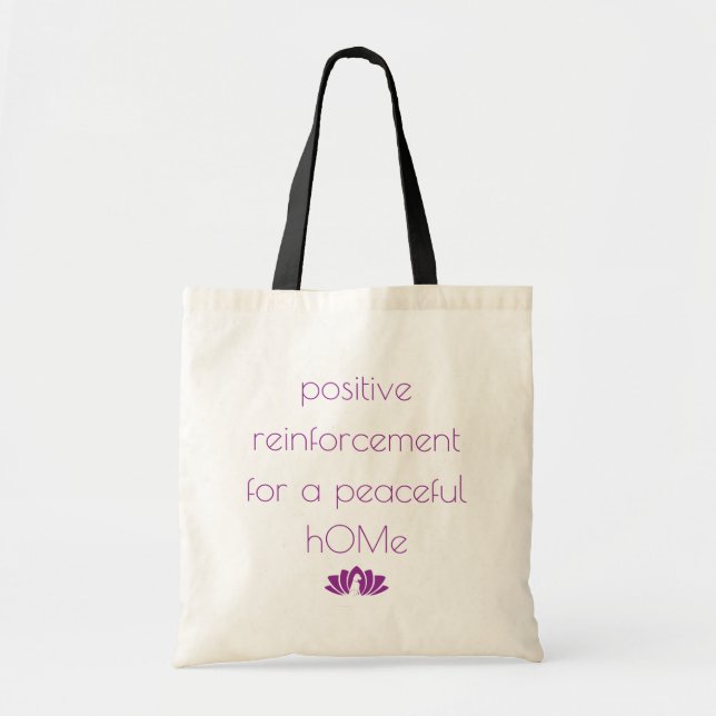 Bolso De Tela "Refuerzo Positivo" Tote Bag (Frente)