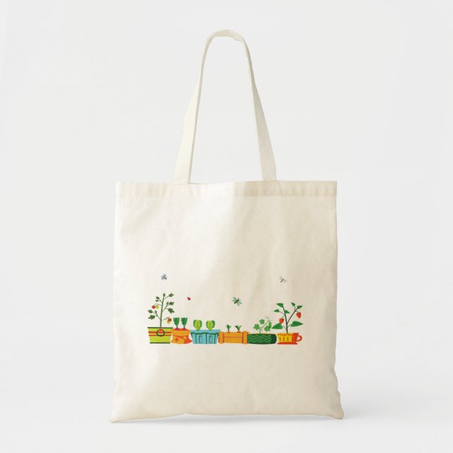 Bolso De Tela Refugio vegetal (Frente)