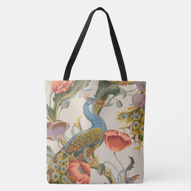 Bolso De Tela Regal Peacocks Tote Bag (Anverso)