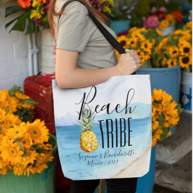 Bolso De Tela Regalo acuático de la tribu Bachelorette Beach (Subido por el creador)