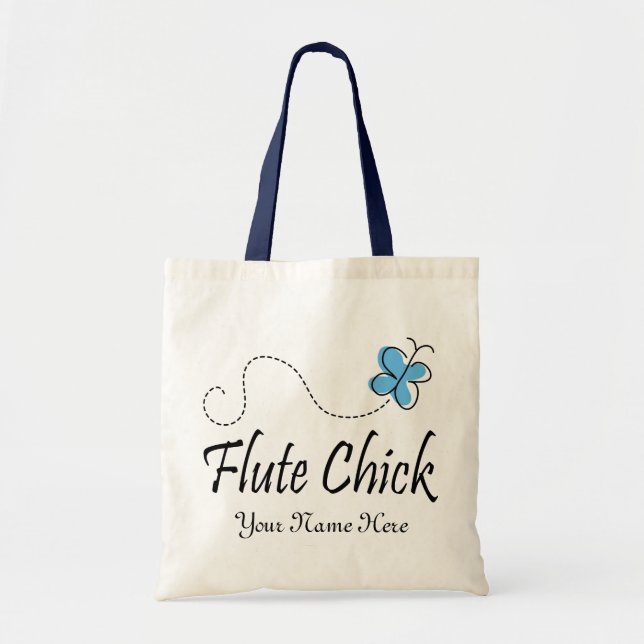 Bolso De Tela Regalo azul personalizado de la música del (Frente)