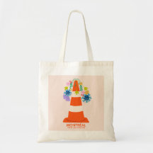 regalo ciudad conos naranjas humorísticos Montréal