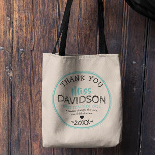 Bolso De Tela Regalo de agradecimiento a la maestra