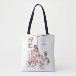 Bolso De Tela Regalo de amigo personalizado y acogedor, cuidado