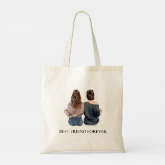 Bolso De Tela Regalo de amistad personalizado para la mejor amig