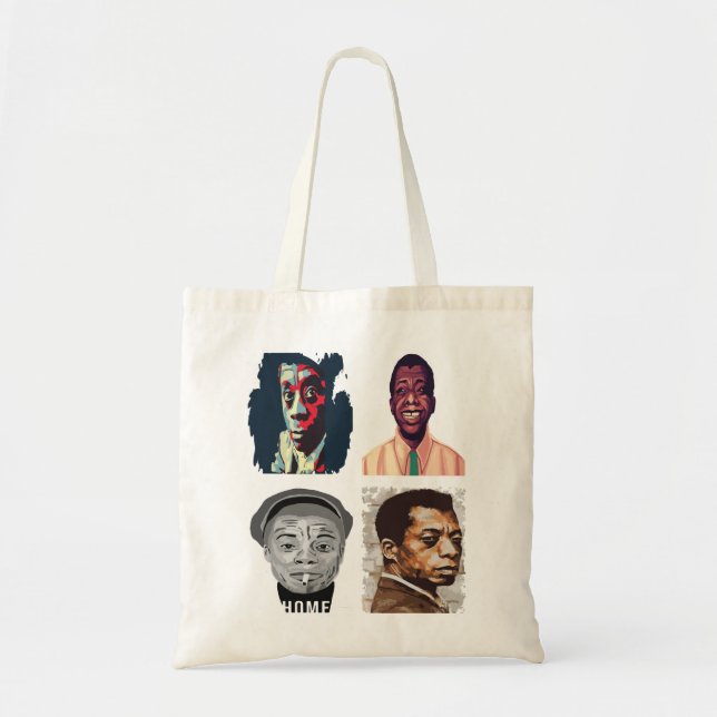 Bolso De Tela Regalo de aniversario James Baldwin Regalos Para L (Frente)