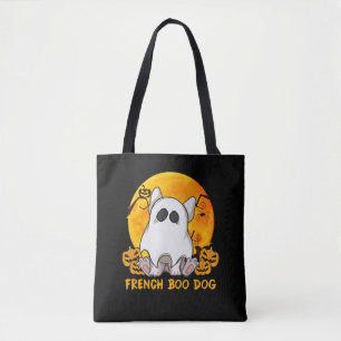 Bolso De Tela Regalo de araña Bulldog de boo francés con araña d