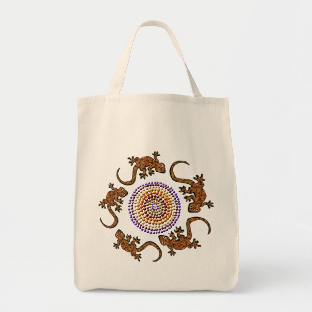 Bolso De Tela Regalo de arte aborigen australiano (Frente)