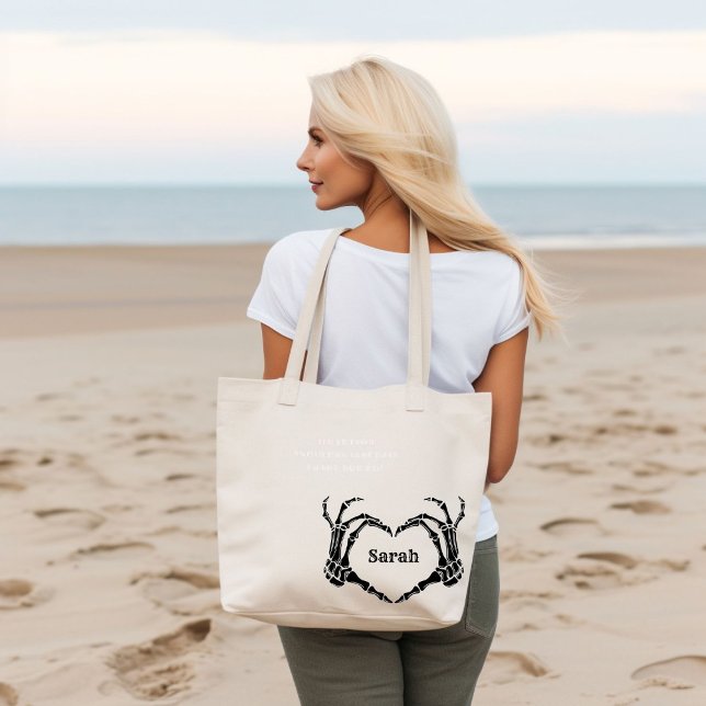 Bolso De Tela Regalo de Bachelorette Bridesmaid de Tote gótico B (Subido por el creador)