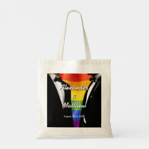 Bolso De Tela Regalo de Boda Lluvia de Colores para Hombres Gays