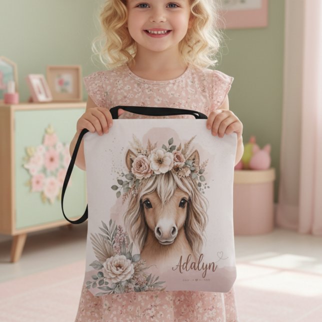 Bolso De Tela Regalo de caballo para chicas boho lindas (Subido por el creador)
