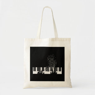 Bolso De Tela Regalo de camiseta de piano de teclado para hombre