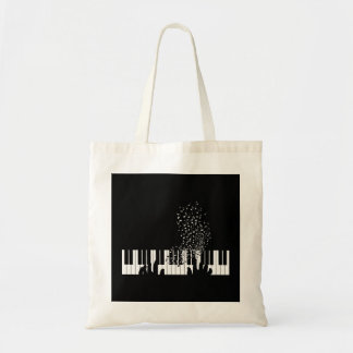 Bolso De Tela Regalo de camiseta de piano de teclado para hombre