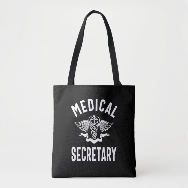 Bolso De Tela Regalo de cargo de Secretario Médico (Anverso)