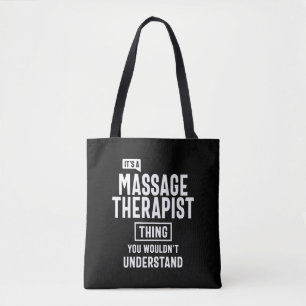 Bolso De Tela Regalo de cargo para terapeutas de masaje