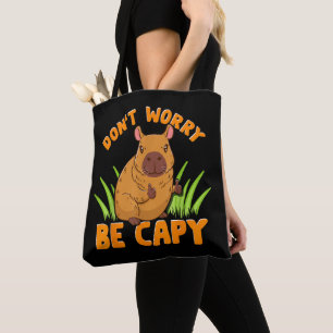 Bolso De Tela Regalo de Carpincho Divertido Lindo Dueño Amante d