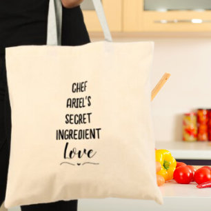 Bolso De Tela Regalo de cocina con ingrediente secreto del chef 