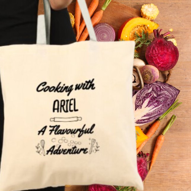 Bolso De Tela Regalo de cocina de Cocina de Aventura Personaliza (Shop now and carry your love for cooking wherever you roam!)