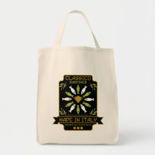 Bolso De Tela Regalo de cocina impresa de arte sardino italiano